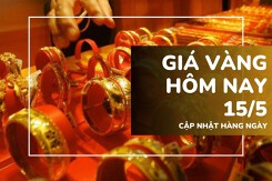 Giá vàng hôm nay 15/5: Lao dốc mạnh, vàng SJC rớt thẳng xuống vùng 118 triệu đồng/lượng