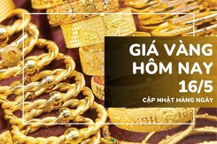 Giá vàng hôm nay 16/5: Vàng SJC và nhẫn trơn bật tăng tới 2 triệu đồng sau đợt lao dốc mạnh