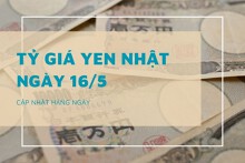 Tỷ giá yen Nhật hôm nay 16/5: Đồng loạt tăng tại các ngân hàng