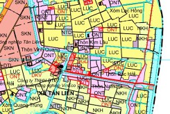 Bản đồ quy hoạch sử dụng đất xã Tân Liên, huyện Vĩnh Bảo, TP Hải Phòng đến năm 2030