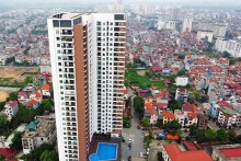 Cận cảnh chung cư Dabaco Park View có dấu hiệu trái quy hoạch ở Bắc Ninh