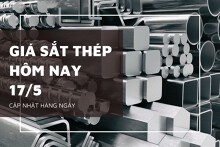 Giá sắt thép hôm nay 17/5 giảm nhẹ, nhưng vẫn hướng đến tuần tăng thứ hai liên tiếp