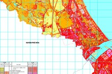 Bản đồ quy hoạch sử dụng đất TP Tuy Hoà, tỉnh Phú Yên