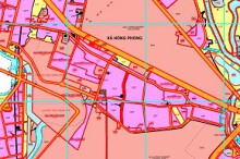 Bản đồ quy hoạch giao thông phường Hồng Phong, An Dương, Hải Phòng thời kỳ 2021 - 2030