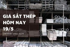 Giá sắt thép hôm nay 19/5 tăng giảm trái chiều, thị trường toàn cầu chịu sức ép từ Trung Quốc