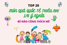 Top 20 món quà Quốc tế Thiếu nhi 1/6 ý nghĩa, khiến bé nào cũng thích mê
