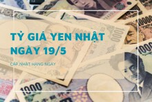 Tỷ giá yen Nhật hôm nay 19/5: Biến động trái chiều tại các ngân hàng