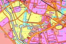 Bản đồ quy hoạch giao thông phường Tân Tiến, An Dương, Hải Phòng thời kỳ 2021 - 2030