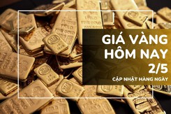 Giá vàng hôm nay 2/5: Lao dốc xuống đáy 2 tuần