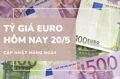 Tỷ giá euro ngày 20/5: Quay đầu tăng mạnh hơn 100 đồng tại hầu hết ngân hàng
