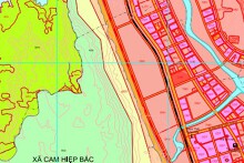 Bản đồ quy hoạch sử dụng đất xã Cam Hiệp Bắc, huyện Cam Lâm, tỉnh Khánh Hòa