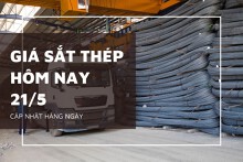 Giá sắt thép hôm nay 21/5, thép thanh thế giới giảm nhẹ, trong nước duy trì ổn định