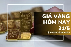 Giá vàng hôm nay 21/5: Vàng SJC và nhẫn trơn bật tăng tới 1,2 triệu đồng/lượng