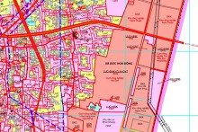 Bản đồ quy hoạch sử dụng đất xã Đức Hòa Đông, huyện Đức Hòa, tỉnh Long An thời kỳ 2021 - 2030
