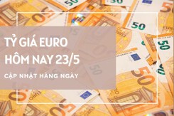Tỷ giá euro ngày 23/5: Đồng loạt sụt giảm tại tất cả ngân hàng