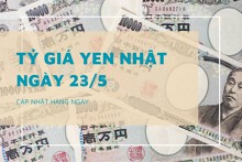 Tỷ giá yen Nhật hôm nay 23/5: Đồng loạt giảm tại ngân hàng, chợ đen tăng nhẹ