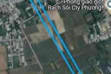 Đường sẽ mở ở phường Rạch Sỏi, TP Rạch Giá, tỉnh Kiên Giang