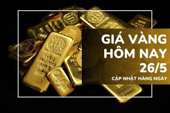 Giá vàng hôm nay 26/5: Vàng SJC, nhẫn trơn quay đầu giảm mạnh, mất tới 2 triệu đồng sáng đầu tuần