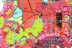 Bản đồ quy hoạch sử dụng đất phường Pháo Đài, TP Hà Tiên, tỉnh Kiên Giang đến năm 2030