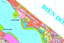 Bản đồ quy hoạch sử dụng đất xã Phú Diên, huyện Phú Vang, TP Huế