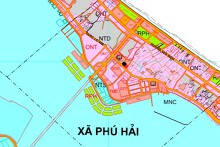 Bản đồ quy hoạch giao thông xã Phú Hải, huyện Phú Vang, TP Huế