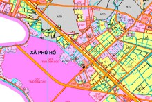 Bản đồ quy hoạch giao thông xã Phú Hồ, huyện Phú Vang, TP Huế