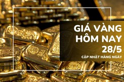 Giá vàng hôm nay 28/5: Tiếp đà lao dốc, vàng SJC và nhẫn mất tới 1 triệu đồng