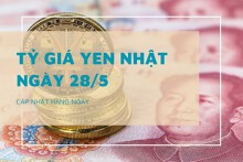 Tỷ giá yen Nhật hôm nay 28/5: Đồng loạt sụt giảm tại các ngân hàng và thị trường chợ đen