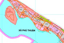Bản đồ quy hoạch giao thông xã Phú Thuận, huyện Phú Vang, TP Huế