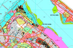 Bản đồ quy hoạch giao thông xã Phú Xuân, huyện Phú Vang, TP Huế