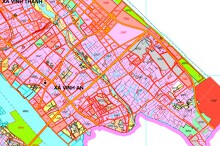 Bản đồ quy hoạch giao thông xã Vinh An, huyện Phú Vang, TP Huế