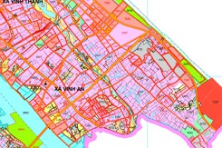 Bản đồ quy hoạch giao thông xã Vinh An, huyện Phú Vang, TP Huế