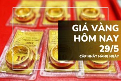 Giá vàng hôm nay 29/5: Vàng SJC, nhẫn trơn tiếp tục mất tới 1,6 triệu đồng/lượng