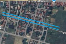 Đường sẽ mở theo quy hoạch ở thị trấn Bút Sơn, Hoằng Hóa, Thanh Hóa (phần 1)