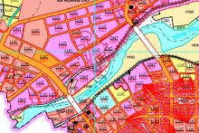 Bản đồ quy hoạch giao thông xã Hoằng Cát, Hoằng Hoá, Thanh Hoá