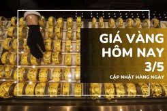 Giá vàng hôm nay 3/5: Giảm nhẹ, hướng tới tuần giảm thứ hai liên tiếp