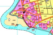 Bản đồ quy hoạch giao thông xã Hoằng Giang, Hoằng Hoá, Thanh Hoá