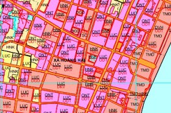Bản đồ quy hoạch giao thông xã Hoằng Hải, Hoằng Hoá, Thanh Hoá