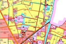 Bản đồ quy hoạch giao thông xã Yên Ninh, huyện Ý Yên, tỉnh Nam Định