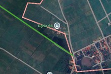 Đường sẽ mở ở xã Yên Phong, huyện Ý Yên, tỉnh Nam Định
