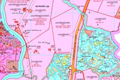 Bản đồ quy hoạch sử dụng đất xã Phước Lại, huyện Cần Giuộc, tỉnh Long An thời kỳ 2021 - 2030