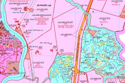 Bản đồ quy hoạch giao thông xã Phước Lại, huyện Cần Giuộc, tỉnh Long An thời kỳ 2021 - 2030