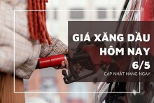 Giá xăng dầu hôm nay 6/5 tăng nhẹ sau khi giảm xuống mức thấp nhất trong 4 năm