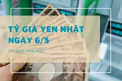 Tỷ giá yen Nhật hôm nay 6/5, cùng tăng tại ngân hàng và chợ đen