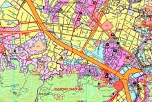 Bản đồ quy hoạch sử dụng đất phường Thủy An, TP Đông Triều, tỉnh Quảng Ninh