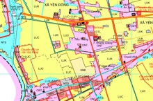 Bản đồ quy hoạch sử dụng đất xã Yên Đồng, huyện Ý Yên, tỉnh Nam Định