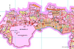 Bản đồ quy hoạch giao thông xã Phước Lý, huyện Cần Giuộc, tỉnh Long An thời kỳ 2021 - 2030