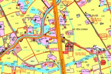 Bản đồ quy hoạch giao thông xã Yên Chính, huyện Ý Yên, tỉnh Nam Định