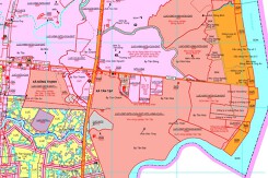 Bản đồ quy hoạch sử dụng đất xã Tân Tập, huyện Cần Giuộc, tỉnh Long An thời kỳ 2021 - 2030