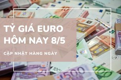 Tỷ giá euro hôm nay 8/5: Ngân hàng quay đầu giảm, chợ đen tiếp tục tăng